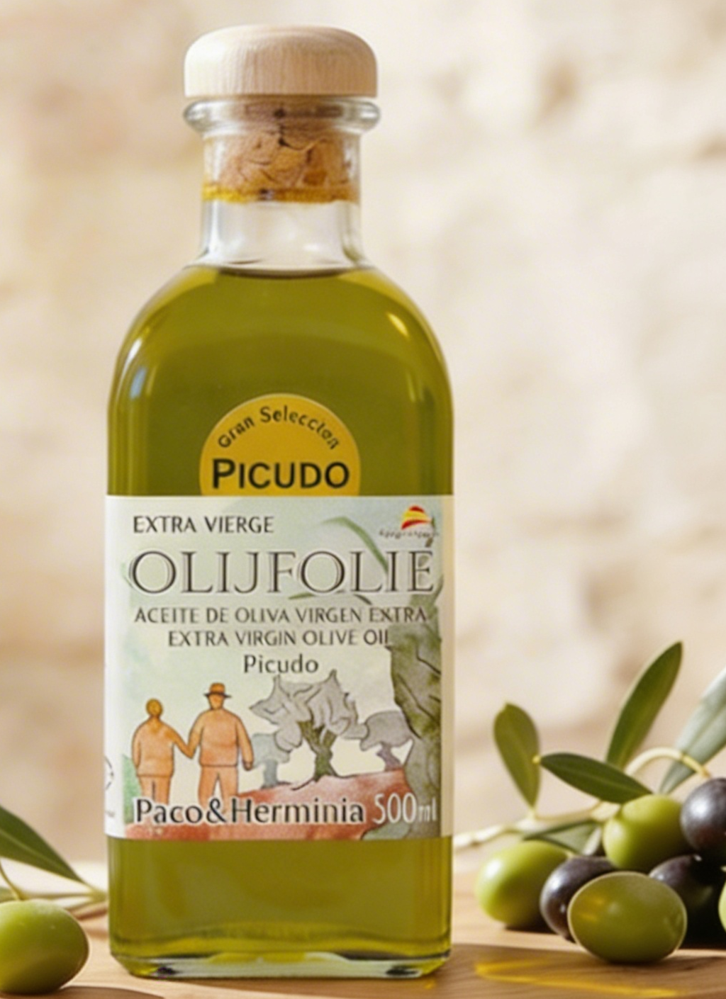 Botella de Aceite Paco y Herminia